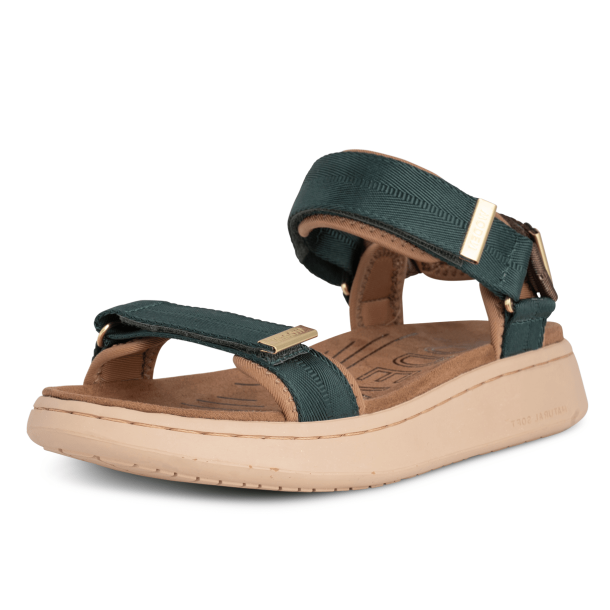 Woden Sandaler - Line - Deep Forest / Chocolate