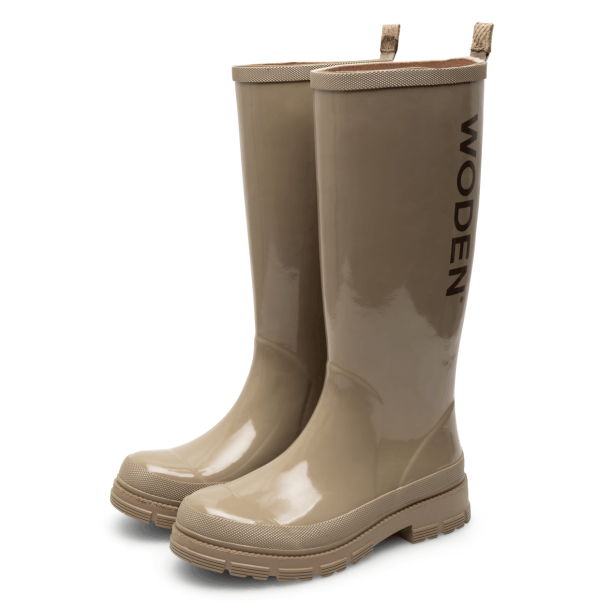 Woden Gummist�vler - Le Glossy Waterproof - Silver Mink