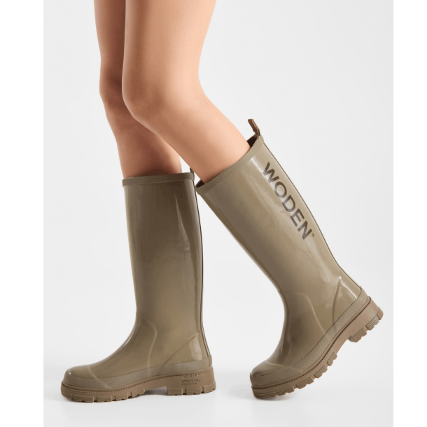 Woden Gummist�vler - Le Glossy Waterproof - Silver Mink