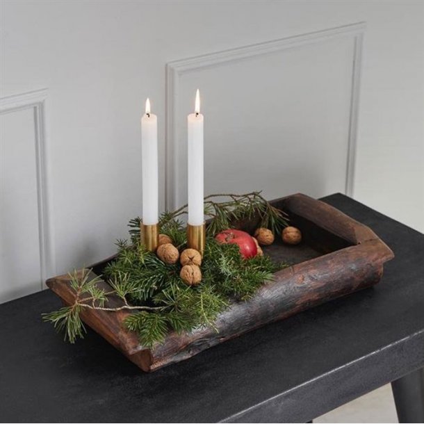 Nordal Lysholder - Candle Cup w/spike Gold