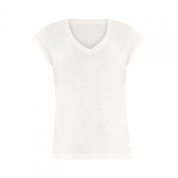 CC Heart T-shirt - Basic Tee V-Neck White