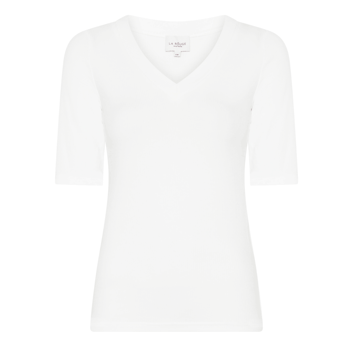 La Rouge T-Shirt - Lisa S/S T-Shirt - White L/XL
