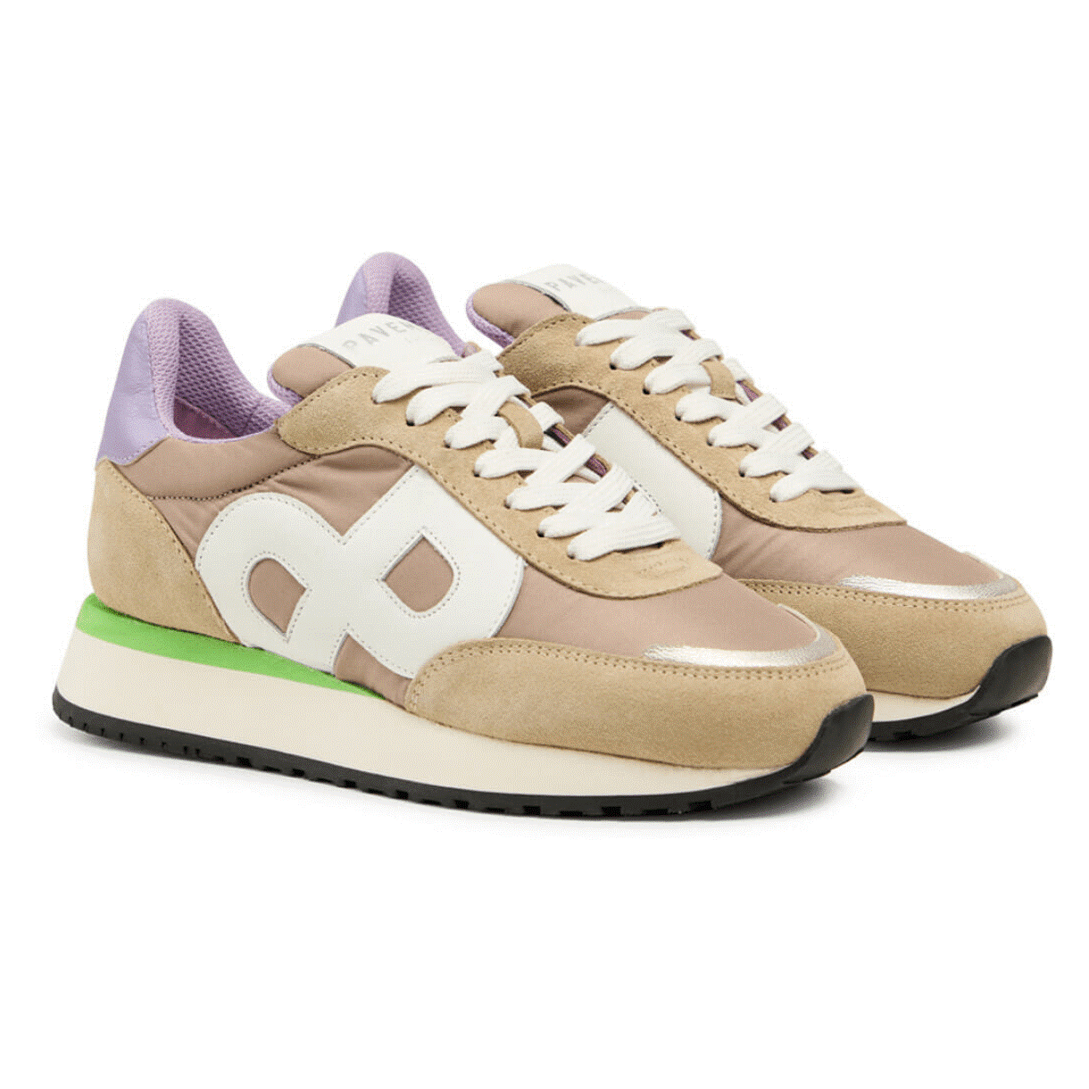 Sneakers Villa - Taupe Combo | Buur